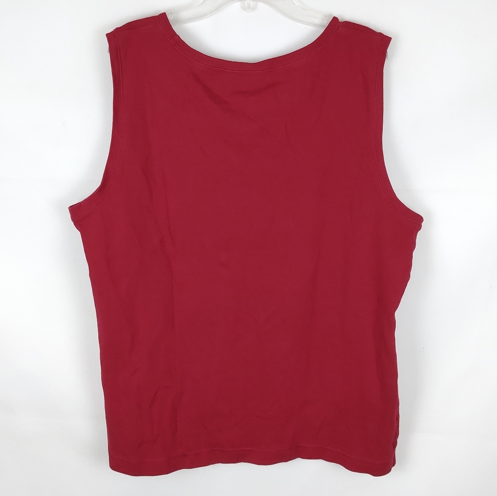 Bundle Lot of 2 Karen Scott Tank Tops Womens XXL Casual Curvy Plus Size Gorpcore - Picture 3 of 6